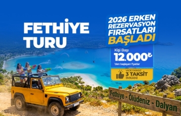 Fethiye Ölüdeniz Gökova Dalyan Turu 3 Gece 4 Gün
